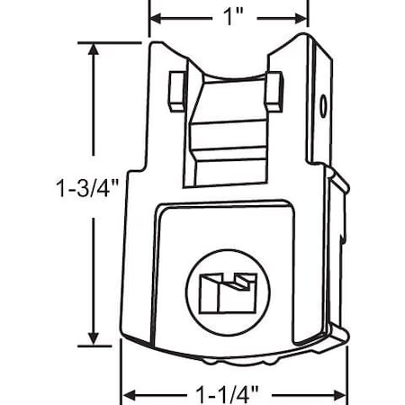 Strybuc Pivot Lock Shoe With Nibs 96-M19